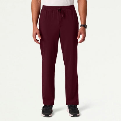 ULTRAlast M20023 Men's Rhodes 7-Pocket Scrub Pants Burgundy