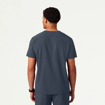 ULTRAlite M10025 Men's Holmes 1-Pocket Classic Scrub Top Carbon Gray