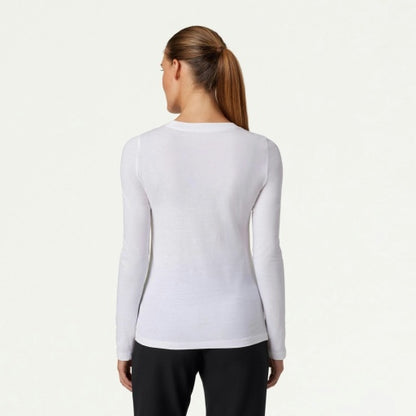 Regenerative Organic Certified® Cotton W30002U Women's Regenx Cotton Underscrub White
