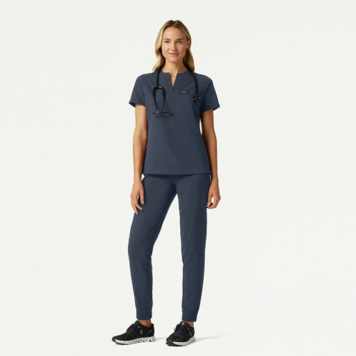 ULTRAlast W20009 Women's Jace Skinny On-The-Go Scrub Joggers Carbon Gray