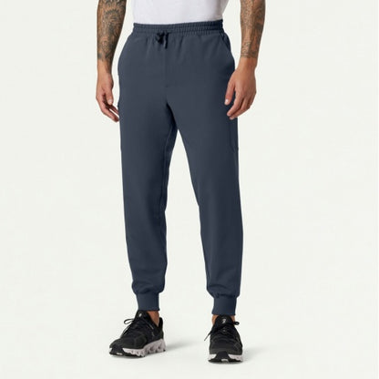 ULTRAlast M20002 Men's Osmo 8-Pocket Scrub Joggers Carbon Gray