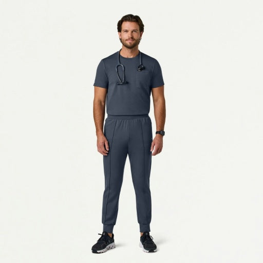 ULTRAsoft M40002 Men's Rowan Slim Scrub Joggers Carbon Gray