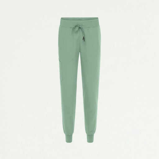 ULTRAlast W20003 Women's Silex Slim Knit-Waist Scrub Joggers Sage
