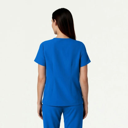 ULTRAlast W10001 Women's Rhena 1-Pocket Scrub Top Royal Blue