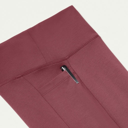 ULTRAsoft W40006 Women's Lina Yoga Flare Scrub Pants Rosewood