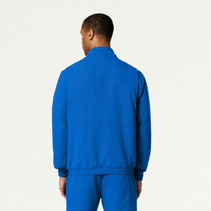 ULTRAlast M60001 Men's Wolfe 6-Pocket Scrub Jacket Royal Blue