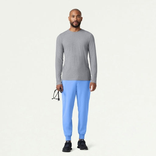 Regenerative Organic Certified® Cotton M30002U Men's Regenx Cotton Underscrub Heather Gray