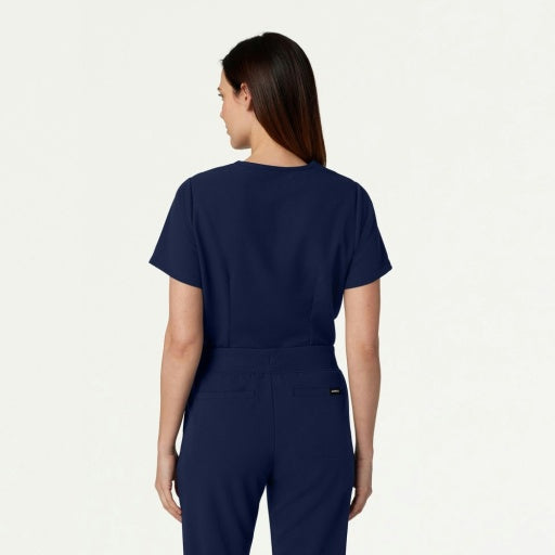 ULTRAlast W10001 Women's Rhena 1-Pocket Scrub Top Midnight Navy
