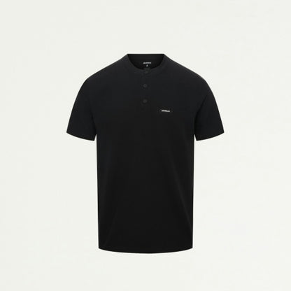 ULTRAlast M10003 Men's Reeve Henley Scrub Top Black