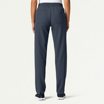 ULTRAlast W20008 Women's Effie Slim 6-Pocket Scrub Pants Carbon Gray