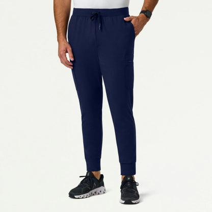 ULTRAsoft M40001 Men's Ollie Slim Cargo Scrub Joggers Midnight Navy