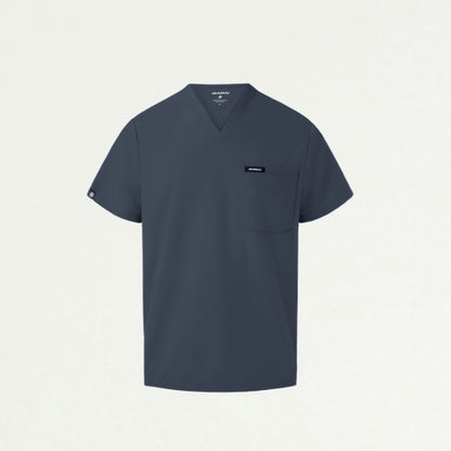 ULTRAlast M10001 Men's Holmes 1-Pocket Scrub Top Carbon Gray