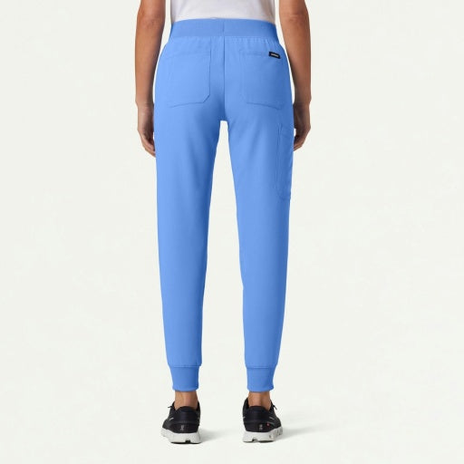 ULTRAlast W20003 Women's Silex Slim Knit-Waist Scrub Joggers Ceil Blue