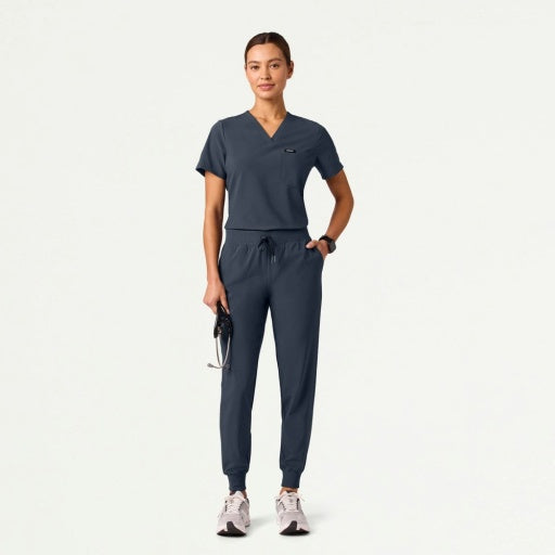 ULTRAlite W20037 Women's Silex 6-Pocket Slim Scrub Joggers Carbon Gray