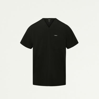 ULTRAlite M10004 Men's Holmes 1-Pocket Scrub Top Black