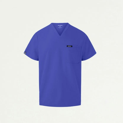 ULTRAlast M10001 Men's Holmes 1-Pocket Scrub Top Moon Blue