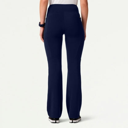 ULTRAsoft W40005 Women's Perri Yoga Scrub Pants Midnight Navy