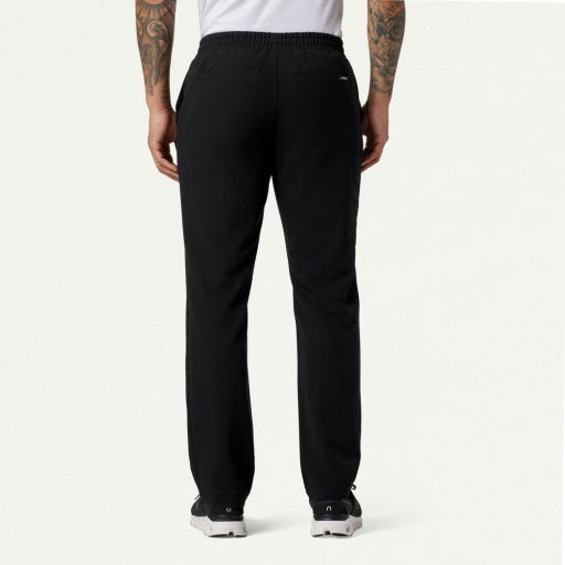 ULTRAlast M20001 Men's Rhodes Straight-Leg Scrub Pants Black