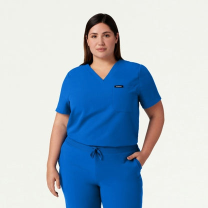 ULTRAlast W10001 Women's Rhena 1-Pocket Scrub Top Royal Blue