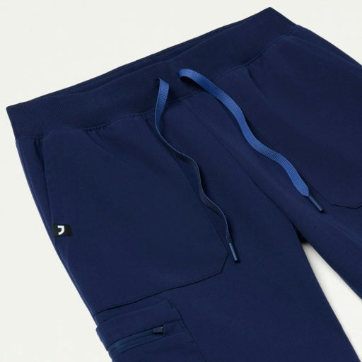 ULTRAlast W120001 Women's Xenos Cargo Knit Waist Scrub Pants Midnight Navy