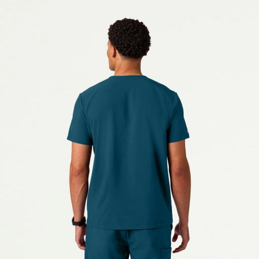 ULTRAlite M10025 Men's Holmes 1-Pocket Classic Scrub Top Caribbean Blue