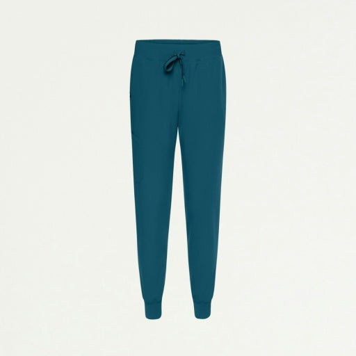 ULTRAlast W20003 Women's Silex Slim Knit-Waist Scrub Joggers Caribbean Blue