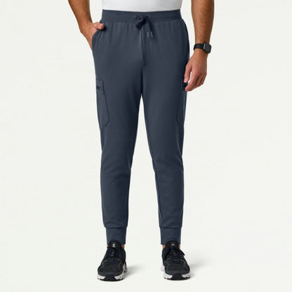ULTRAsoft M40001 Men's Ollie Slim Cargo Scrub Joggers Carbon Gray