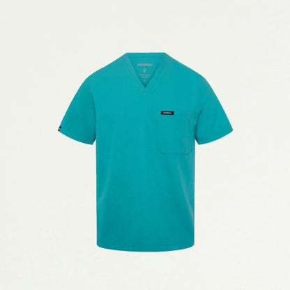 ULTRAlast M10001 Men's Holmes 1-Pocket Scrub Top Teal