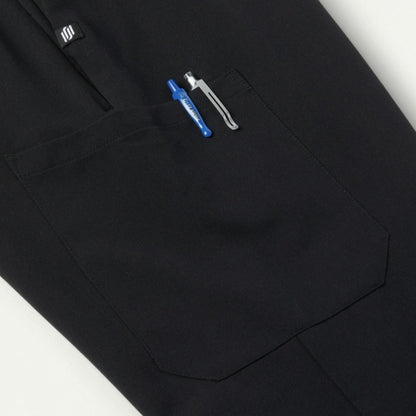 ULTRAlast M20001 Men's Rhodes Straight-Leg Scrub Pants Black