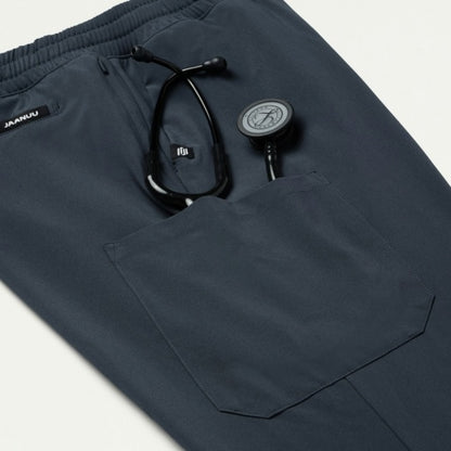 ULTRAlite M20016 Men's Rhodes Straight-Leg Scrub Pants Carbon Gray