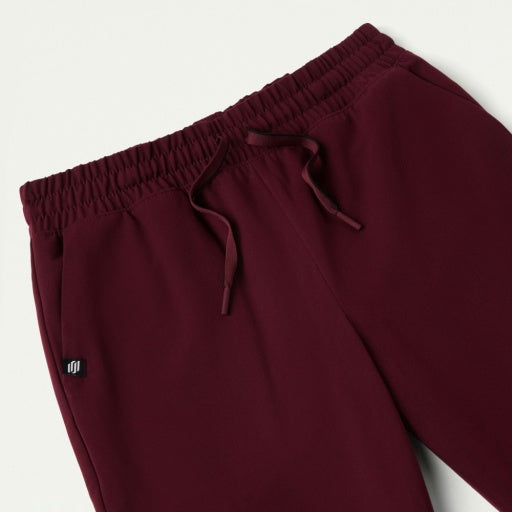 ULTRAlast W20004 Women's Kerr 365 High Waisted Scrub Pants Burgundy