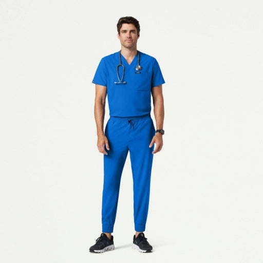 ULTRAlite M10004 Men's Holmes 1-Pocket Scrub Top Royal Blue