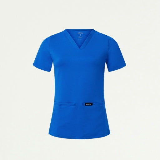 ULTRAsoft W30003 Women's Cesi Slim Scrub Top Royal Blue