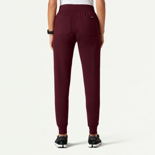 ULTRAsoft W40001 Women's Rubi Slim Scrub Joggers Burgundy
