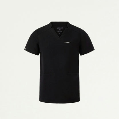 ULTRAlast W10002 Women's Helia Notched V-Neck Scrub Top Black