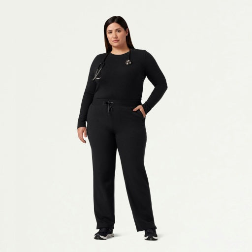 Regenerative Organic Certified® Cotton W30002U Women's Regenx Cotton Underscrub Black