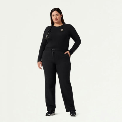Regenerative Organic Certified® Cotton W30002U Women's Regenx Cotton Underscrub Black