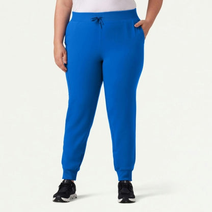 ULTRAlast W20003 Women's Silex Slim Knit-Waist Scrub Joggers Royal Blue