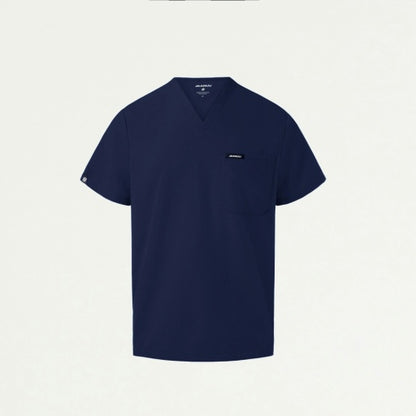 ULTRAlast M10001 Men's Holmes 1-Pocket Scrub Top Midnight Navy