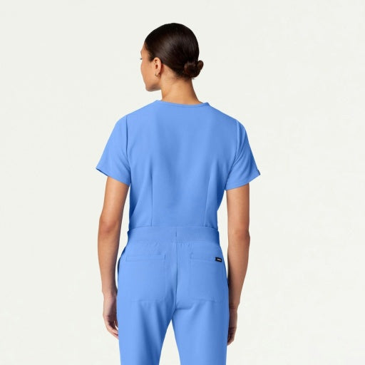ULTRAlast W10001 Women's Rhena 1-Pocket Scrub Top Ceil Blue
