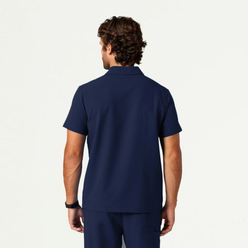 ULTRAlast M10005 Men's Calderon Polo Scrub Top Midnight Navy