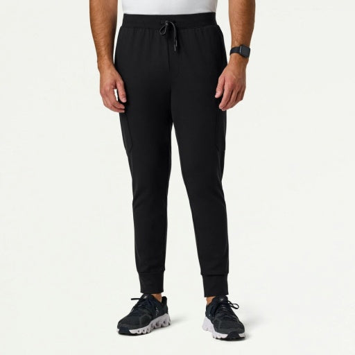 ULTRAsoft M40001 Men's Ollie Slim Cargo Scrub Joggers Black