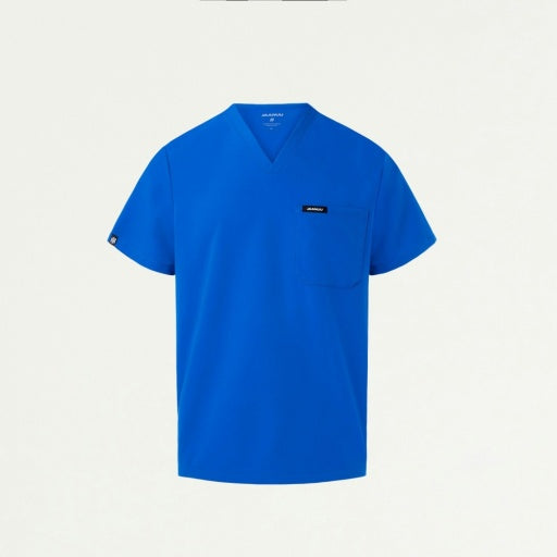 ULTRAlast M10001 Men's Holmes 1-Pocket Scrub Top Royal Blue