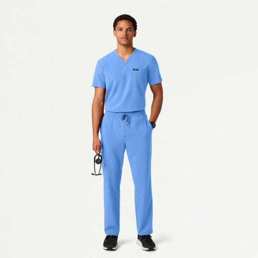 ULTRAlite M20023 Men's Rhodes 7-Pocket Scrub Pants Ceil Blue