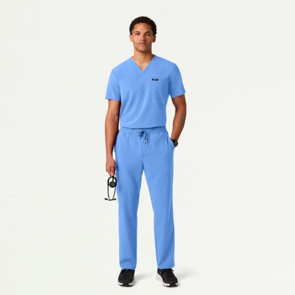 ULTRAlite M20023 Men's Rhodes 7-Pocket Scrub Pants Ceil Blue