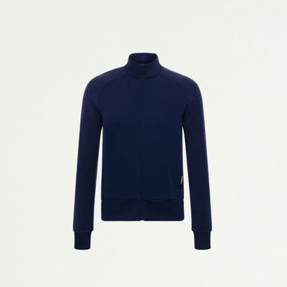 Hybrid Fleece W60018 Women's Cloud Hybrid Fleece Bomber Jacket Midnight Navy