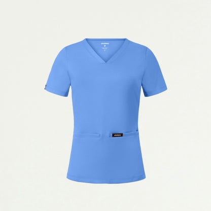 ULTRAsoft W30003 Women's Cesi Slim Scrub Top Ceil Blue
