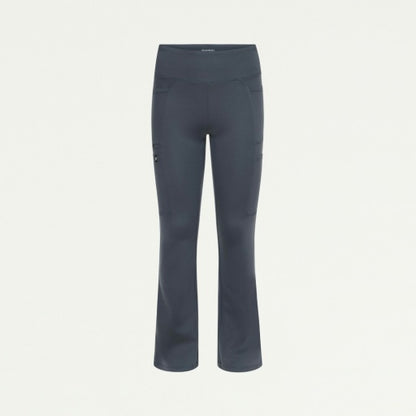 ULTRAsoft W40005 Women's Perri Yoga Scrub Pants Carbon Gray