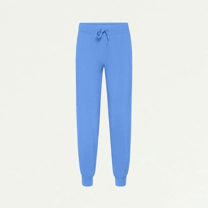 ULTRAlite W20037 Women's Silex 6-Pocket Slim Scrub Joggers Ceil Blue