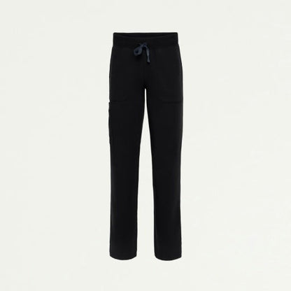 ULTRAlast W120001 Women's Xenos Cargo Knit Waist Scrub Pants Black